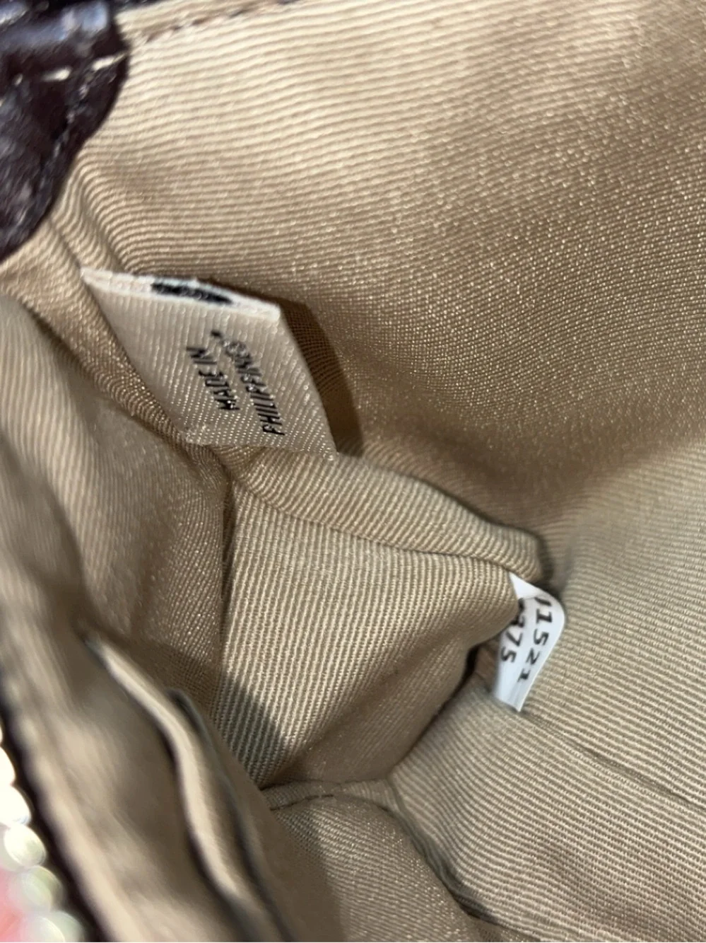 Coach Corner Zip Wristlet in Signature Canvas EUC